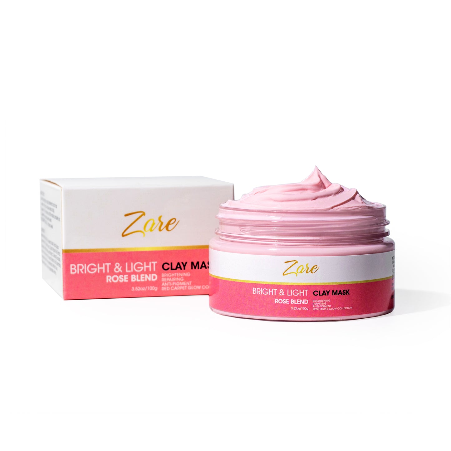 Bright & Light Rose Blend Clay Mask